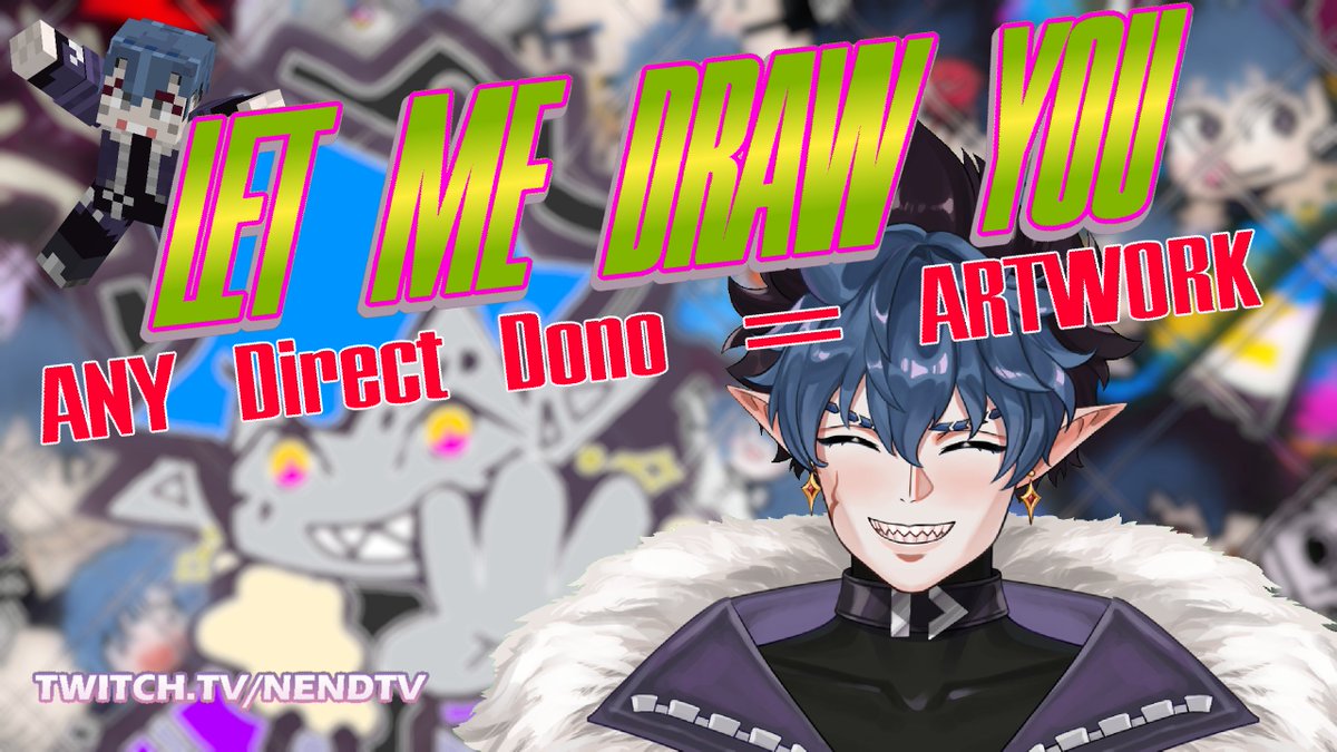 NendTv2's tweet photo. HEY EVERYONE !
Ya boi is going LIVE right now with another
> ANY $ 4 ART < stream!
- - - - -
That means if you donate ANY amount through my Tip link (yes, even $0.67) YOU GET ARTWORK FROM ME!!!
- - - - -
IT'S A WIN FOR EVERYONE!!! STOP ON BY RIGHT NOW!!
#Donathon #VTuberEN https://t.co/cEctND3pwK