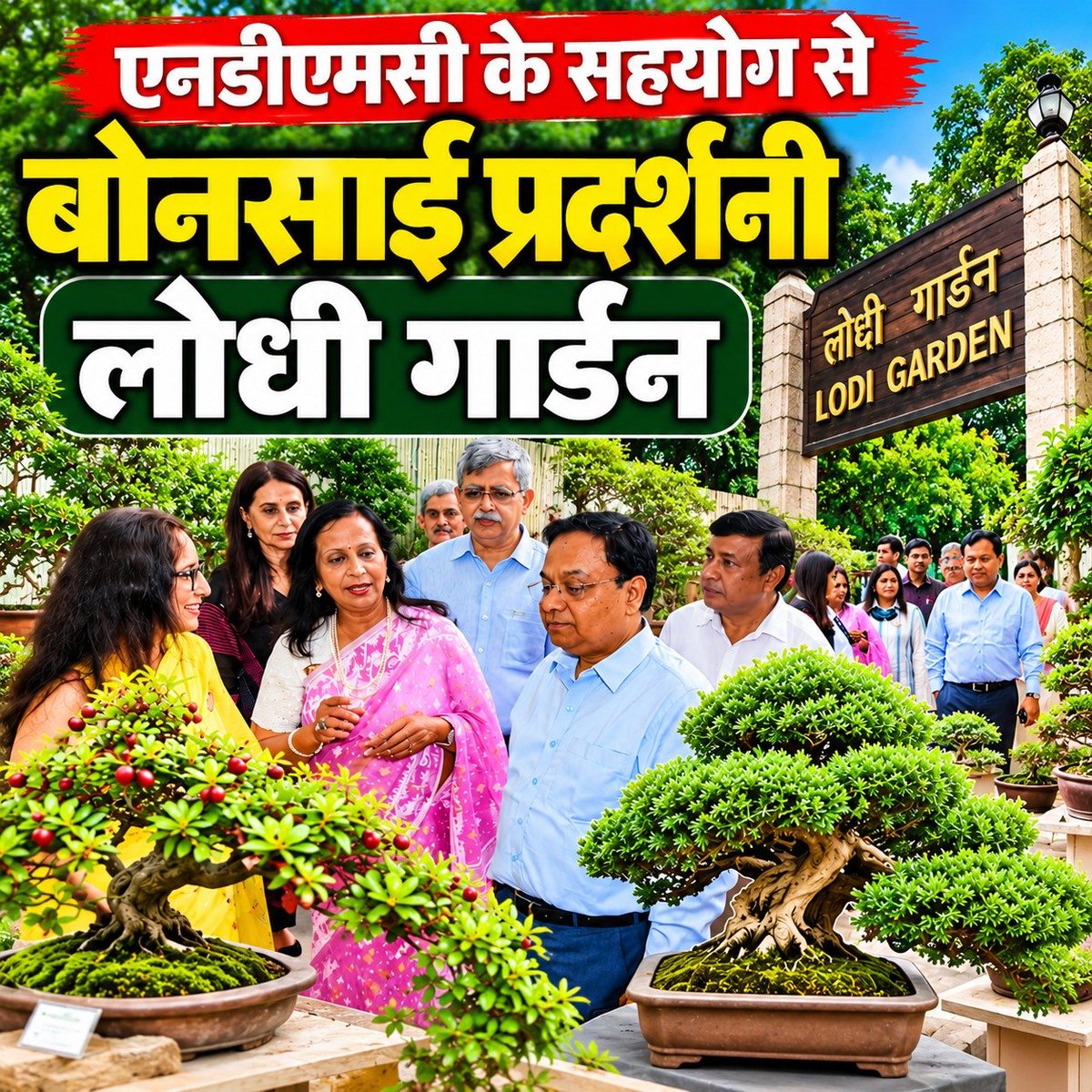 Mahanagar_Mail's tweet photo. प्रकृति और कला का अनोखा संगम! 🌿  

​@tweetndmc के सहयोग से लोधी गार्डन में आयोज���त 'बोनसाई प्रदर्शनी' का दृश्य।  

​#Bonsai #LodhiGarden #CleanGreenDelhi #NDMC #MahanagarMailNews https://t.co/TIgUfLsnRp