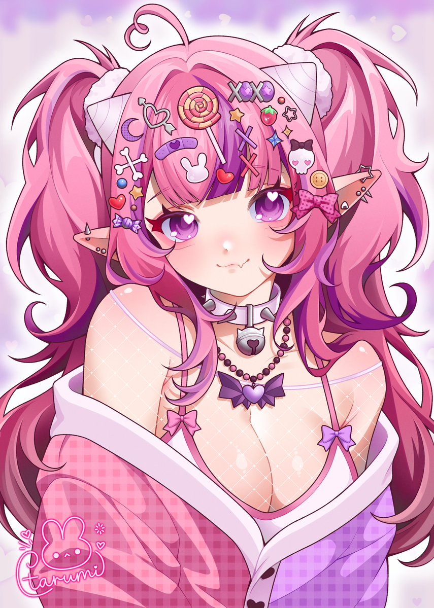tarumi_arts's tweet photo. Here is my full piece for the Gremlin Gazette, a fanzine made for this weekends #JapanWeekend dedicated to @ironmouse 🩷🎀 https://t.co/sfl1vCMcVe