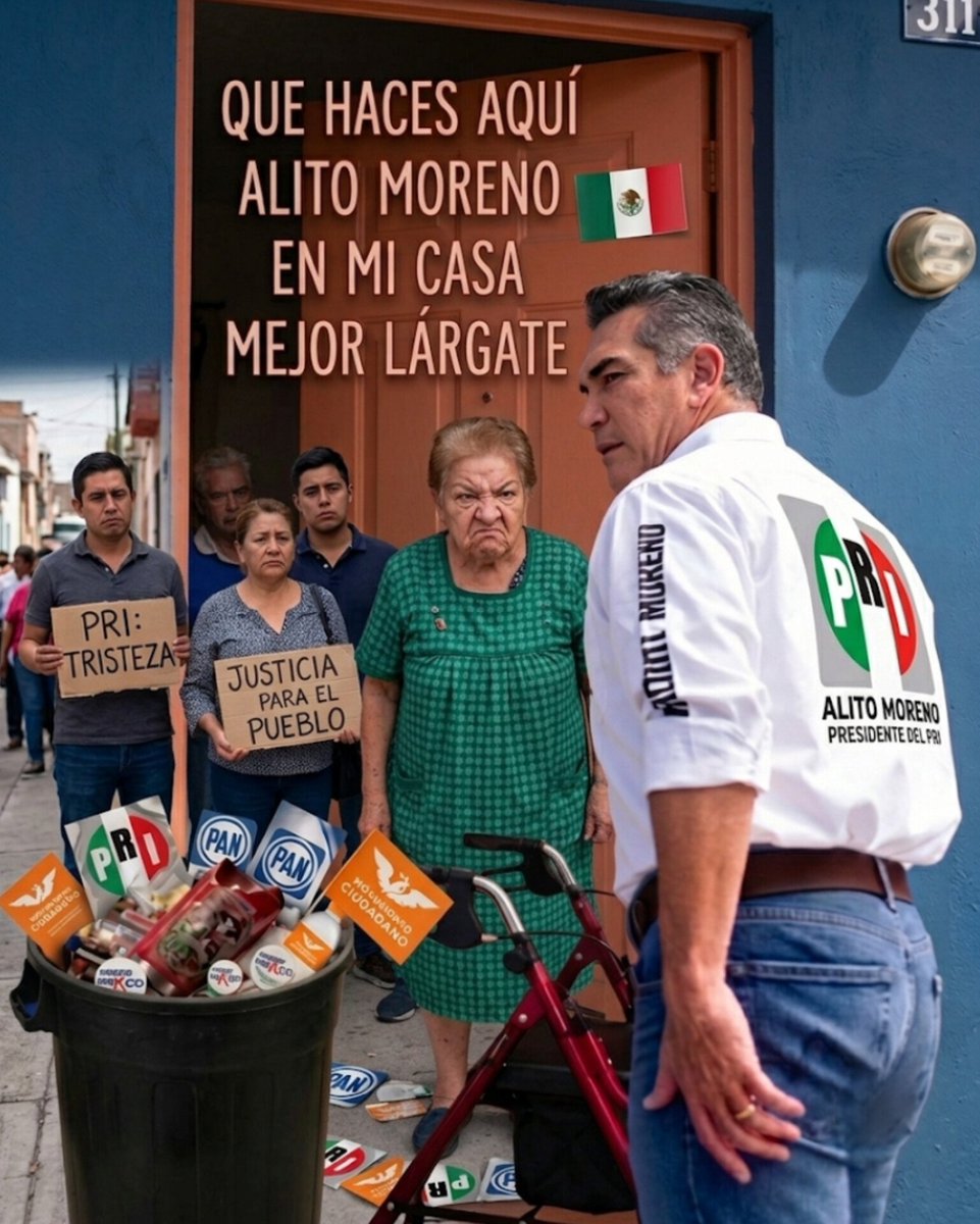 Mejicanoo's tweet photo. @luis_gj ¡Dices basura electoral! https://t.co/ielqRigsOg