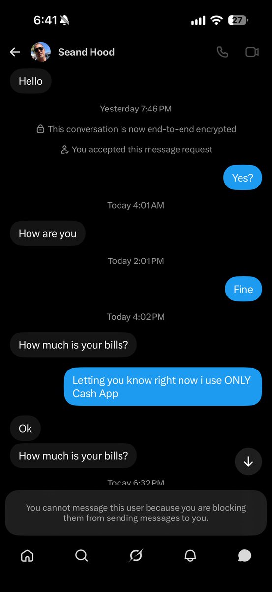 nixie0830's tweet photo. SCAMMER!!!! Ladies be on the look out https://t.co/Lj4dI1x7mW