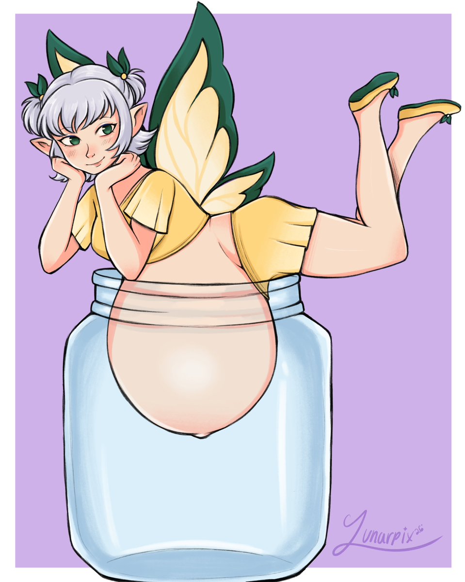Lunarpix's tweet photo. Lemon 💛

Just a fairy stuck in a glass nothing to see here-

Love seeing my adopts come back to me for new art, [C0/MM] for TheCursedSide https://t.co/QBU4ogI3kL