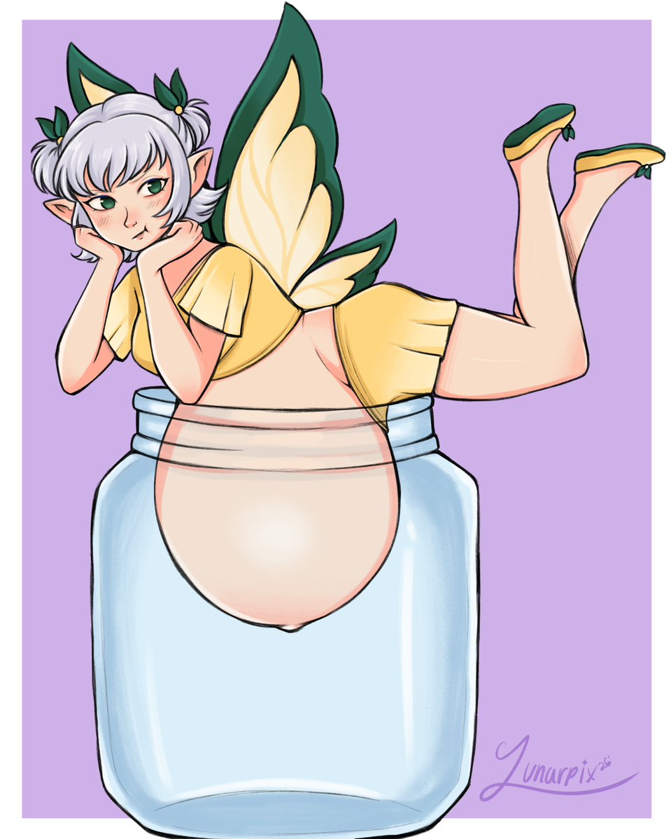Lunarpix's tweet photo. Lemon 💛

Just a fairy stuck in a glass nothing to see here-

Love seeing my adopts come back to me for new art, [C0/MM] for TheCursedSide https://t.co/QBU4ogI3kL