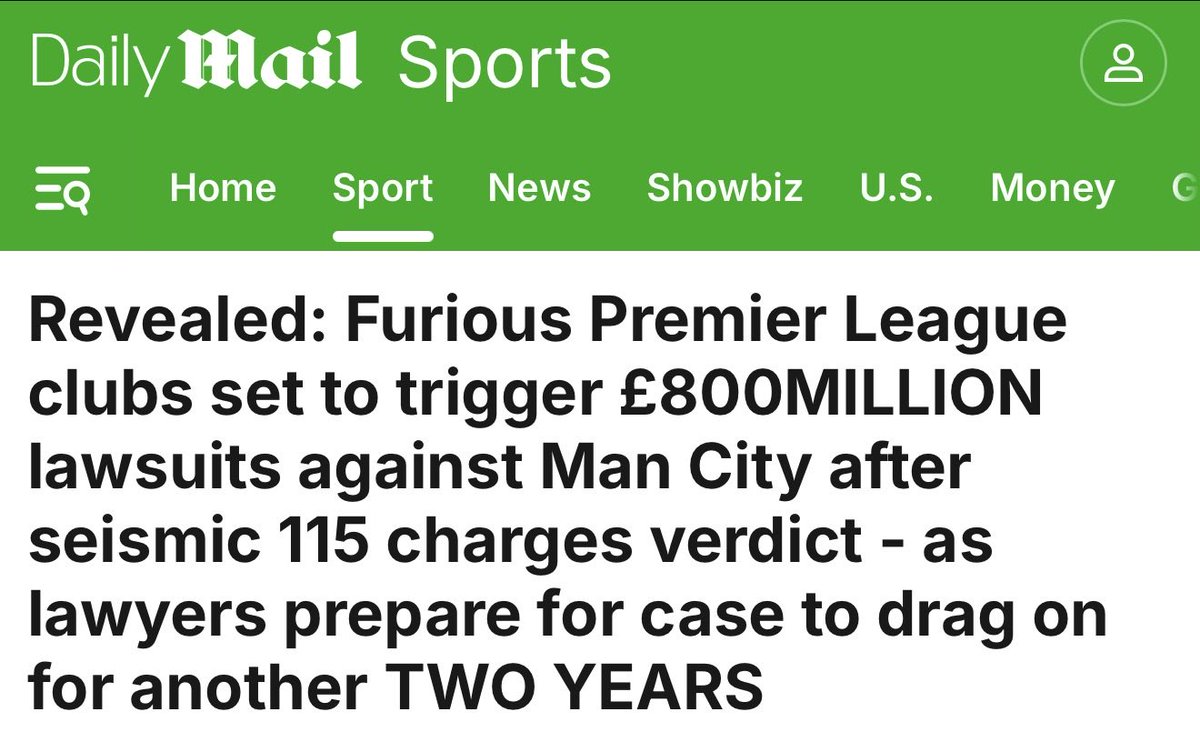 ecristiano63's tweet photo. Man city is worth 4- 5.5 Billion . The @premierleague clubs only want. £800 million. @ManCity owner is worth 13-23 £Billion. We Man city Fans can raise that money in 1 week. 🤣
If  UEFA could not proof their case  against us how can the PL  proof their? We always end on-top 🩵🩵 https://t.co/AyNSDeWRxQ
