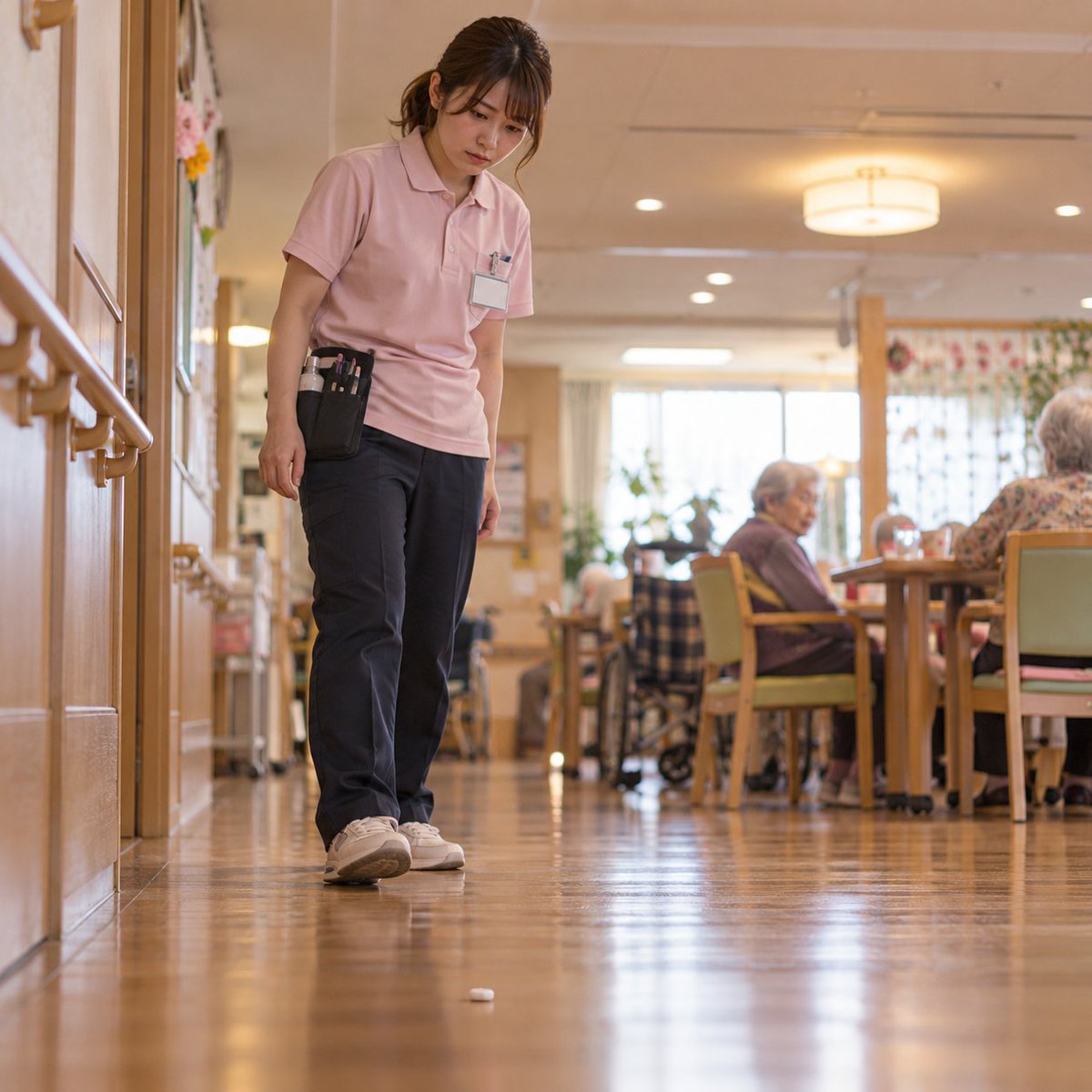 berube_care's tweet photo. 退勤前、フロアに白い錠剤が1錠落ちてる

誰の薬か分からない

でも見つけた���らには、確認する

報告する
記録する

気づけば退勤時間

気づける人ほど、仕事が増える https://t.co/62gIYSuOoq