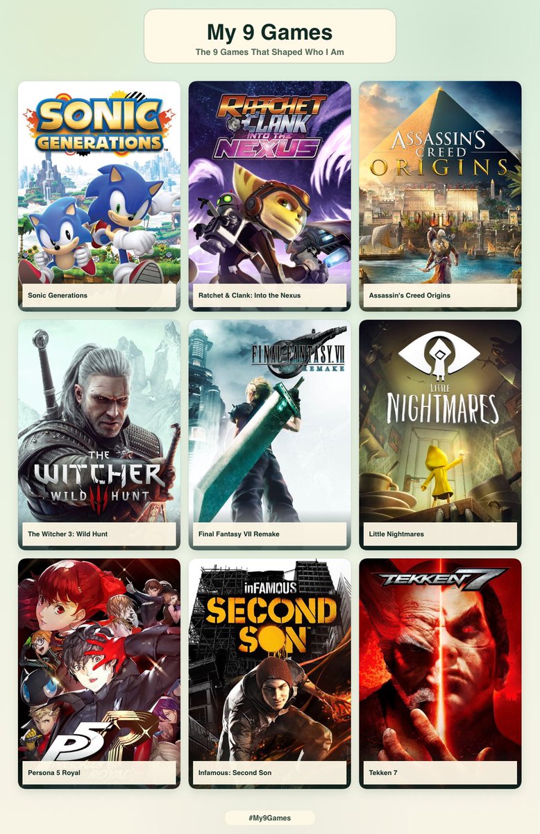 radrocket8ss's tweet photo. Alright 9 games that shaped me https://t.co/JudeLt1qDw