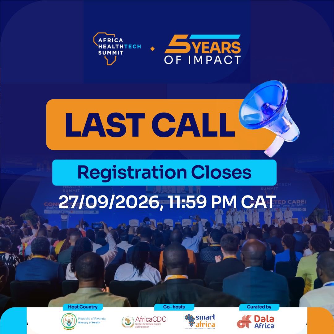 Joyeuse264's tweet photo. Mental health is health.

As we count down the final hours to #AHTS2026, I’m excited to share a video we created on mental health; a conversation we need to keep having.

Registration closes in few hours!

See you in Kigali! 🇷🇼

#WellnessForAll #HealthTech https://t.co/UsjDXW10Rq