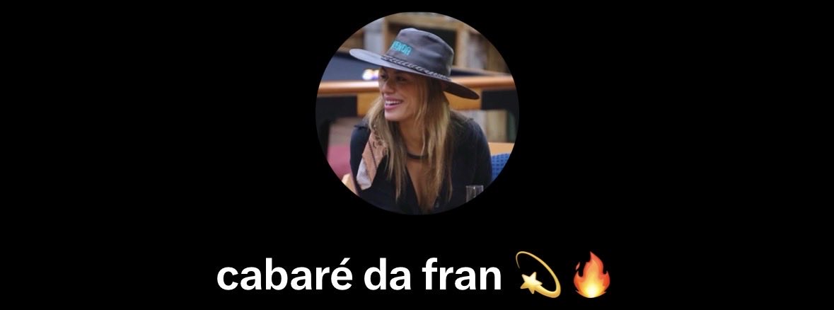 athatatweeta's tweet photo. squad pra fran, quem quer in? deem fav e rt pra chegar em mais gente 💫🔥 #TeamFran #AFazenda18 https://t.co/wzt1UaCgQP