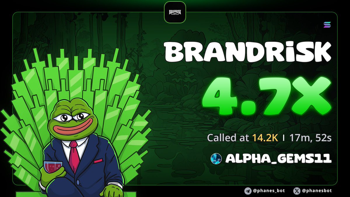 PREDICTGEMS's tweet photo. Decent 4x profit up on $BRANDRISK

GH1n1DhAYZ3EH9rPJTJDeR8c1L1zKAFTQ7DZcr4dpump https://t.co/PNCPpTNMKu