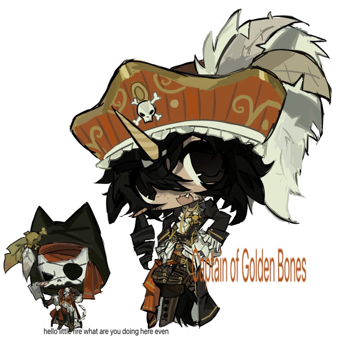 docfetish's tweet photo. captain of kawaii bones #foolishfanart https://t.co/GfAjCuuZ3d