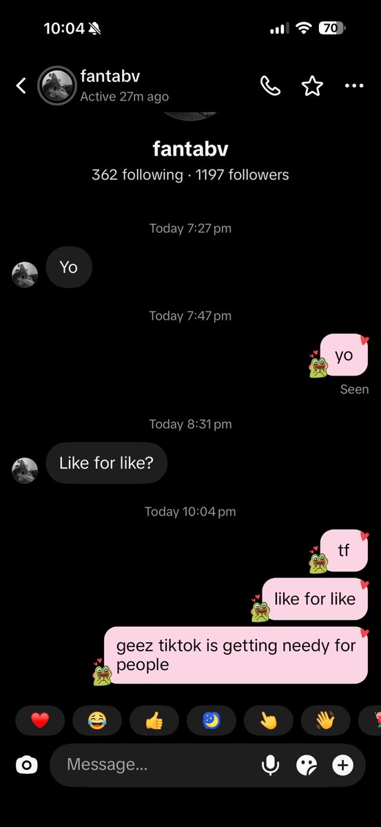 thjwrld's tweet photo. tiktok siege is getting expensive, “like for like” ???? like geez https://t.co/8rdkVWVuA9
