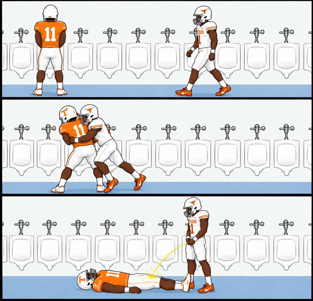 SaltyQ_TX's tweet photo. It had to be done 😅

#HookEm https://t.co/QpcZqLumAC