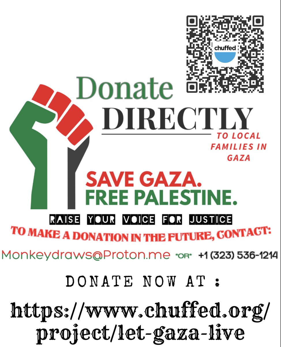 Monkeydrawing's tweet photo. Please donate to families in Gaza— They are in desperate need of your help! Any donation amount is welcomed, and will directly help a family struggling to find everyday necessities! Visit: https://t.co/qW53W3ZdoQ https://t.co/8fvCrfAgaX