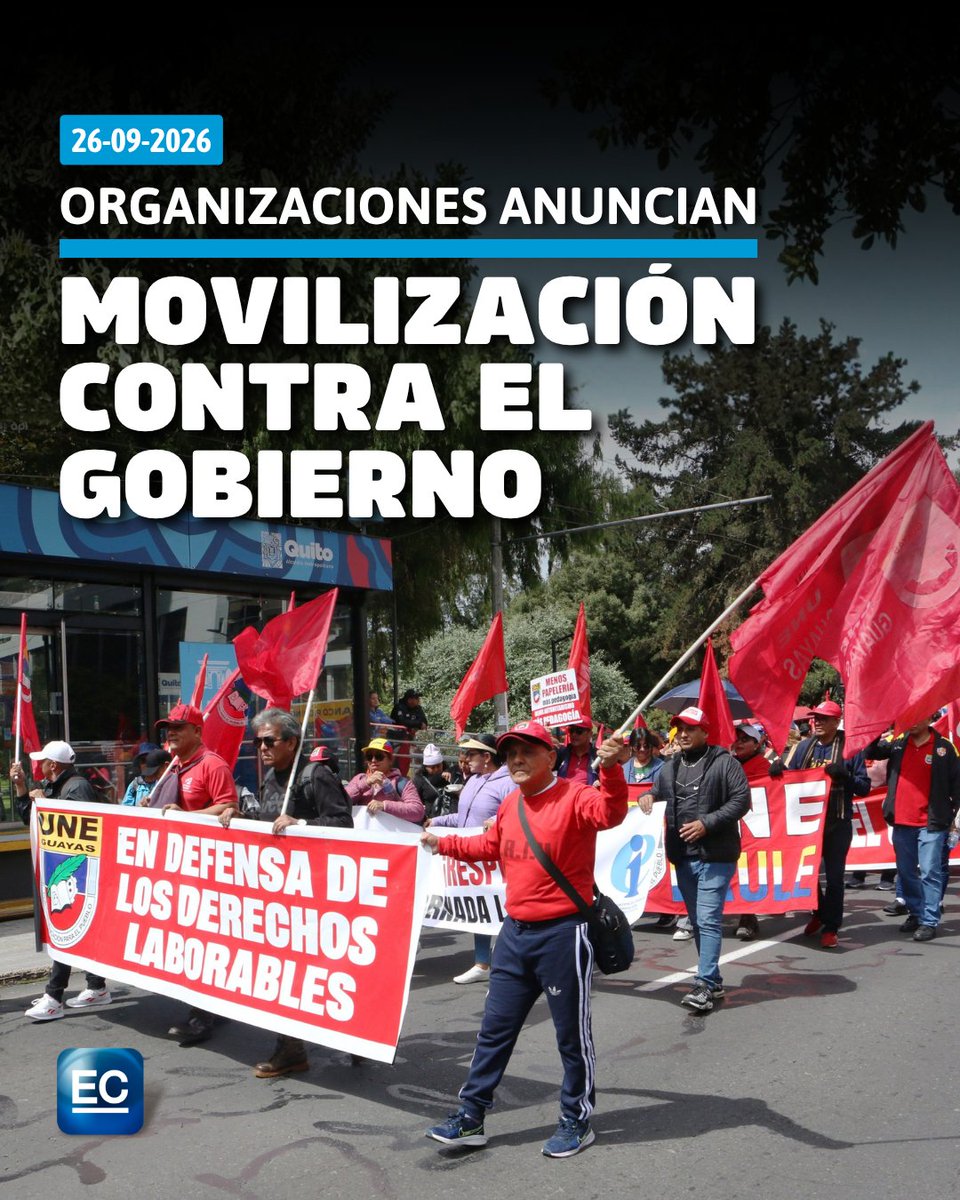 elcomerciocom's tweet photo. >> https://t.co/gm589k2Sh5 | 👈 FUT, UNE, Frente Popular y otras organizaciones sociales dieron detalles de la movilización https://t.co/fOtBnMycMH