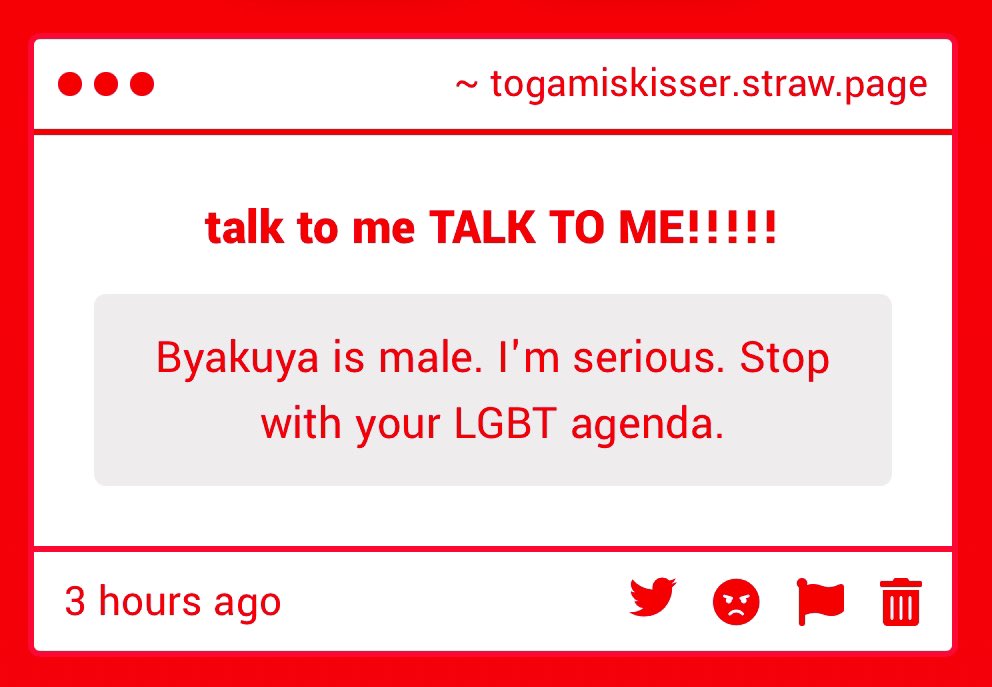 femratioluvr's tweet photo. Byakuya Togami: I am female. I’m serious. Stop with your cisgender male agenda.

oh… i guess she is a beautiful woman since she just said right here right now… sorry… https://t.co/lLFJqlIleW