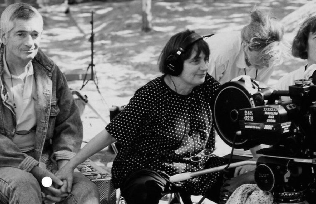 projectionistw's tweet photo. Agnès Varda, Jacques Demy. https://t.co/zmWrwFoF7T