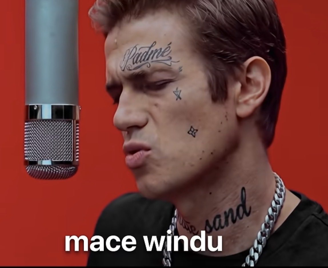 SuddenlyJon's tweet photo. There are 2 categories: people who love singing “mace windu fell of out of a window” &amp; people who just don’t love it yet https://t.co/UQol29akoH