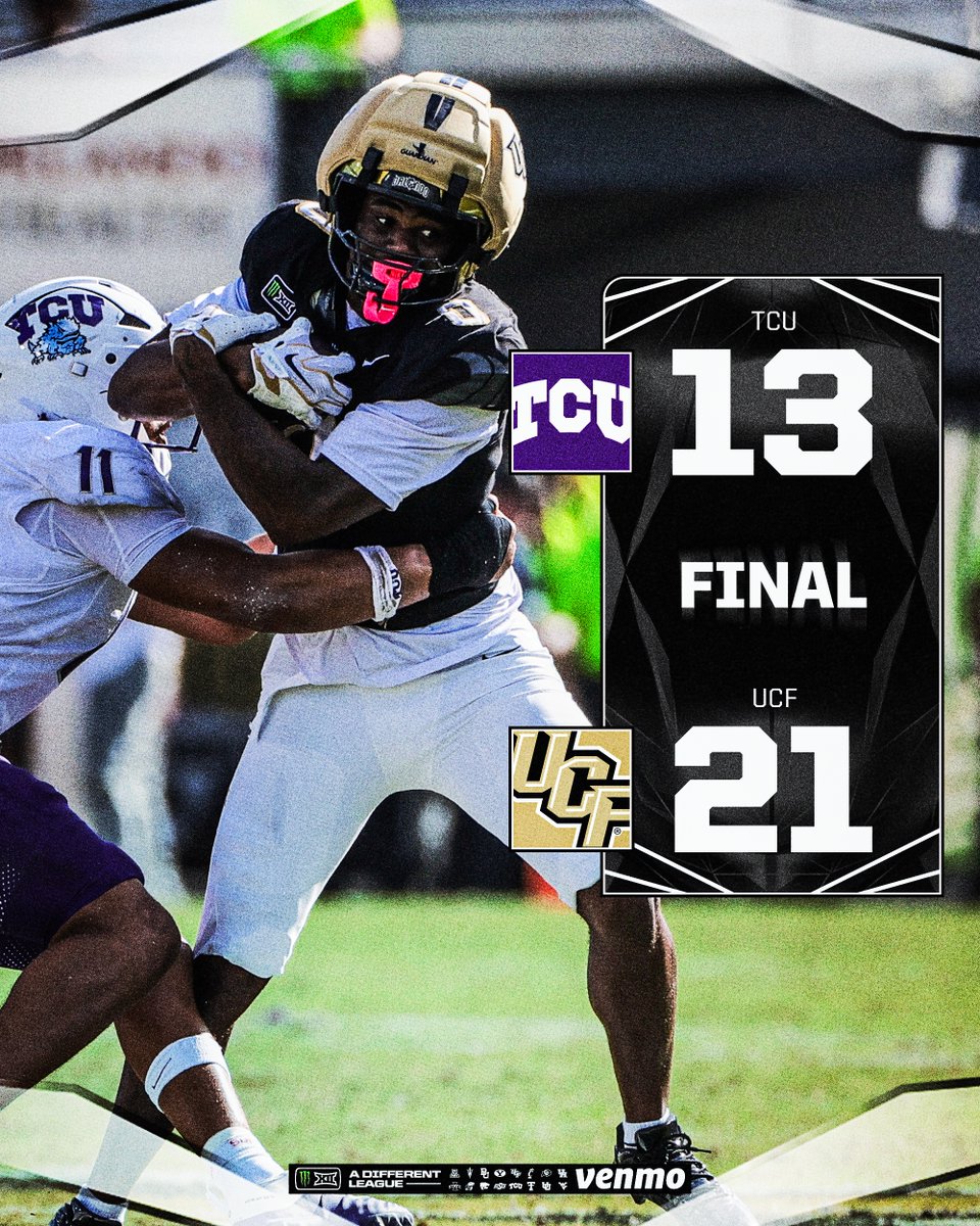 Big12Conference's tweet photo. Knights claim the W https://t.co/3zSfwcyYB3
