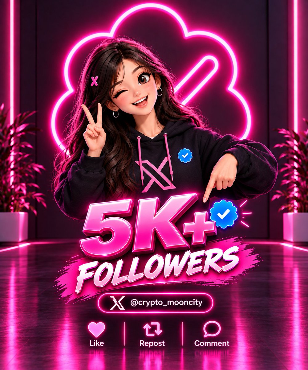 crypto_mooncity's tweet photo. If you need 5K+ followers 🔥

Drop “Tnx” below 👇

I will boost your page — grow your reach! 📈 https://t.co/ewZeccNCuP