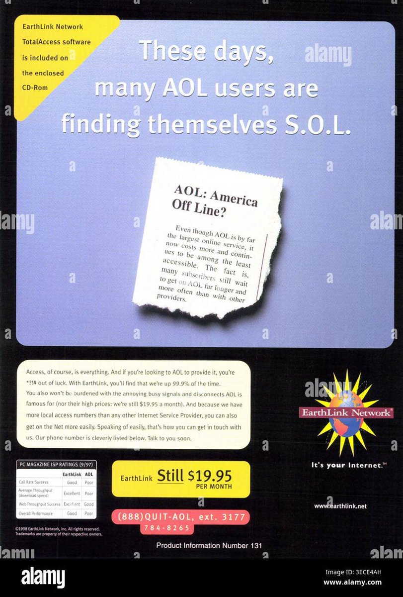 NetEng_Ian's tweet photo. @mrjhnsn I'm only at 19 because I started my career at Earthlink, and we didn't stand for AOL's bullshit!
(Ok, fine, I got 20) https://t.co/se4AGjP6Wj