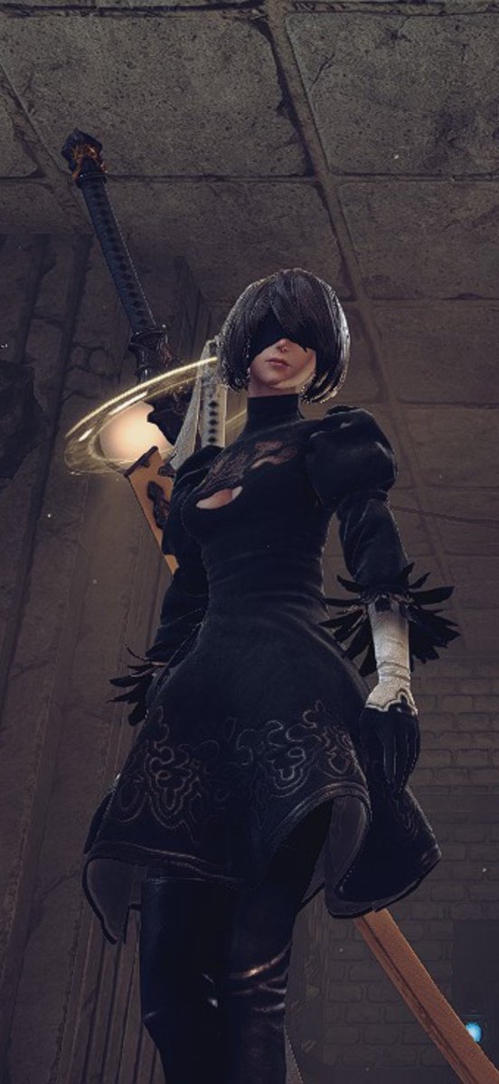juddersome's tweet photo. Hello im obsessed with black haired 2B

#Nier #2B https://t.co/TPRv5F5CjQ
