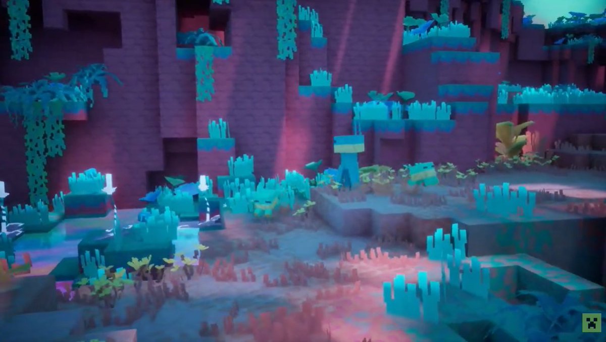 KarbienPiss's tweet photo. Hay que hablar seriamente como Minecraft dejó de inspirarse en Dwarf Fortress y dungeon crawlers de los 90 hasta volverse una amalgaba de puro Cozyslop troon que solo atraen casuales y Foids https://t.co/SncQgRZC4x