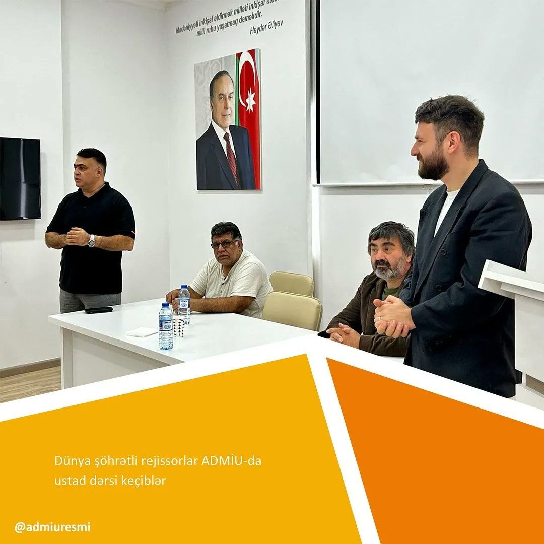 ShawnaHuskbj's tweet photo. World-renowned directors held masterclasses at ADMİU

On October 8, Georgian director and producer Giorgi Ovashvili, winner of the top prizes at the Karlovy Vary and Kinotavr film festivals for “Corn Island, ” and Afghan director Siddiq Barmak, a https://t.co/4JMLdTy6NZ