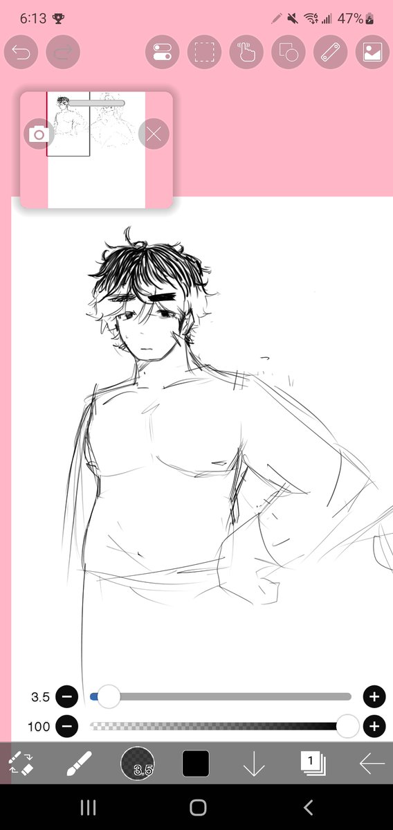 fnfmix's tweet photo. My poor practice attempt at interacting the new #aregect cannon designs! 

not too good with curly hair but I hope I did decent on ze. 

I may just keep regect mostly the same as my design except for the body type <3 https://t.co/8jASrlSvZw