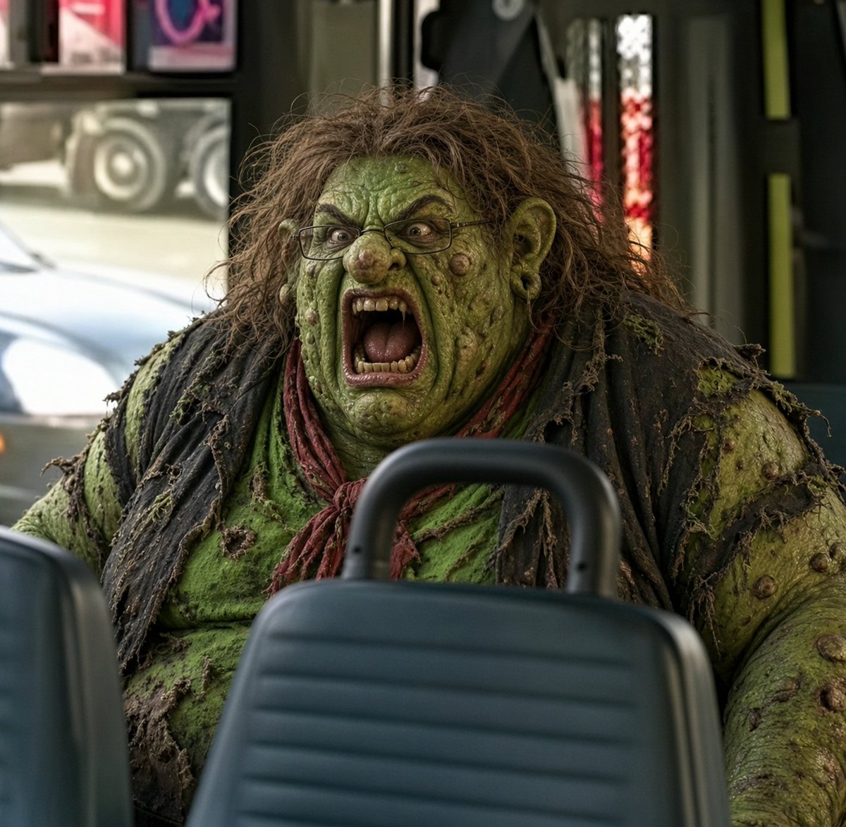 RothvicTelcorin's tweet photo. From @Asmongold 's latest video upload reacting to a fat Karen who is lying out her ass about having kids she cannot even remember the name of to the cops. I feel I captured her likeness quite well don't you think? https://t.co/mi3BUGvbVm