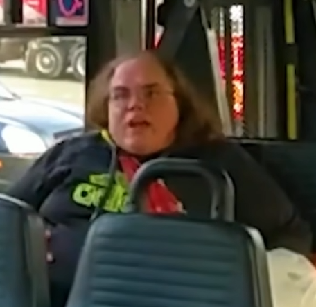 RothvicTelcorin's tweet photo. From @Asmongold 's latest video upload reacting to a fat Karen who is lying out her ass about having kids she cannot even remember the name of to the cops. I feel I captured her likeness quite well don't you think? https://t.co/mi3BUGvbVm