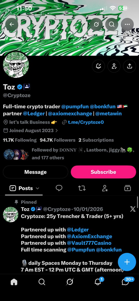 ifwdexx's tweet photo. @Cryptoze @hailey_cryptoo Tagging : @blaze44461 

First win from you please 
I'm definitely in need of a win @Cryptoze 
Thansk 

2DZyrwrSvZginn5ry3ggdKns6SF6WHZzmZeo6qayWE8K https://t.co/XW5lDTqUqa