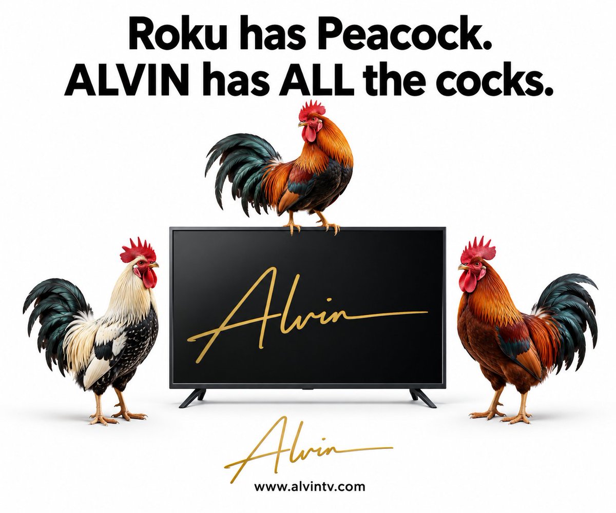 screwnetwork's tweet photo. @thicciechickie Porn belongs on TV! That's why I invented the new @AlvinOnTV adult streaming device! https://t.co/y8xsgELxZU
