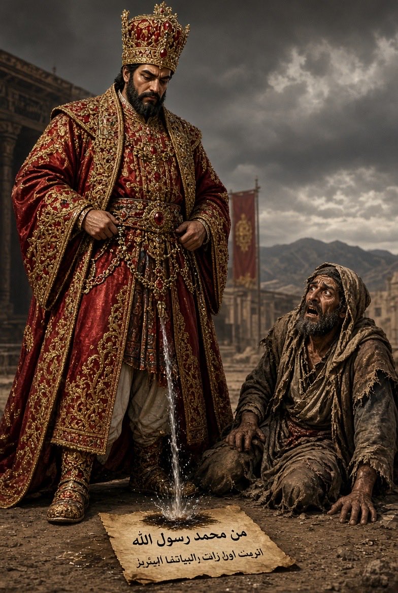 Arya_Atash's tweet photo. میدونستین در واقع خسرو پرویز نامه محمد را پاره نکرده بود و برخوردی شایسته‌تر داشته؟ https://t.co/DMgaaG6tUC