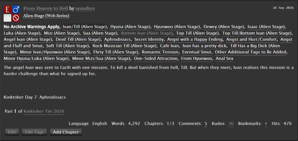 Nonofurstiiv's tweet photo. TW: Dead Dove 
Guys, omg my first hit tweet! I love you guys so much. I love writing a bunch and have written a few Tillivan fics. If you enjoy my threadfics, please read. I plan to write a bunch more tiiv for kinktober, and updates are coming soon ❤️🥲 #tillivan #tiiv #kinktober https://t.co/fxGmffJs9O