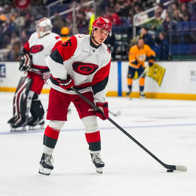 WaltRuff's tweet photo. The #Canes have assigned defenseman Noel Fransen to the @Chicago_Wolves.
Additionally, all five players who cleared waivers earlier today (Brind'Amour, Heimosalmi, Jaaska, Joseph, and Robidas) have also been assigned.