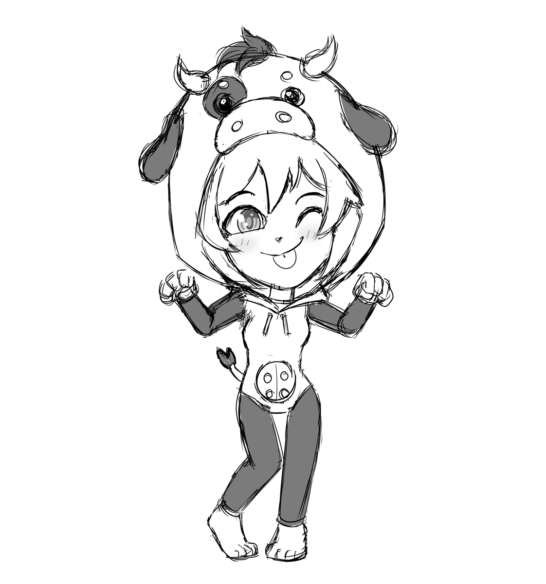 merch_nova's tweet photo. I originally wasn't gonna design Halloween DDLC stuff, but this whole Spooktooz event has really put me in the MOOOOOD 🐮✨🎃

(Rough Concept Sketch)

@austinlong @markprokoudine  @ZhenghuaYang @TeamSalvato @Mithost

#ddlc https://t.co/a4ACw5lTk1
