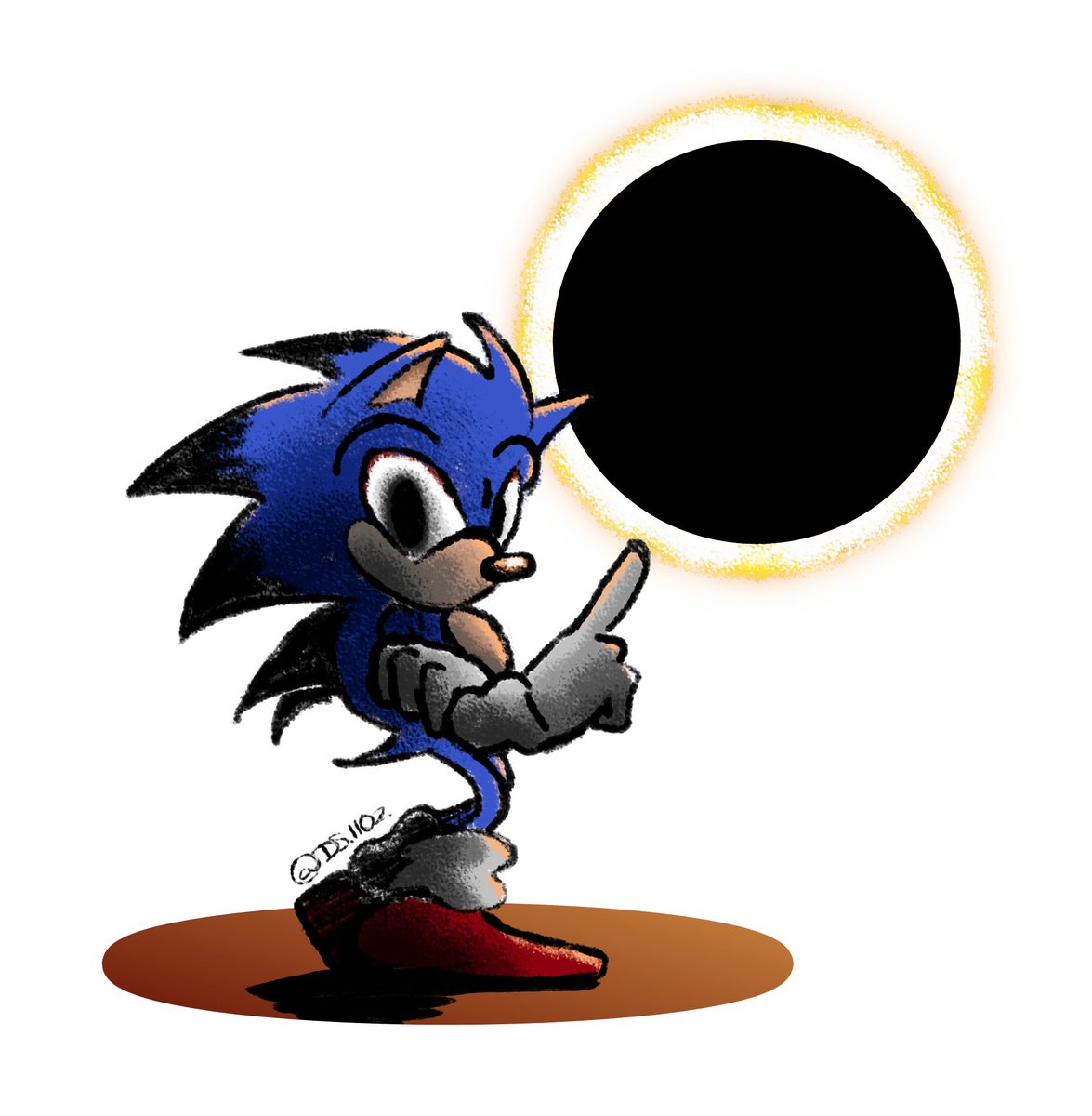 _DS1102's tweet photo. I really like Just another Faker from @WontonTavious 
So I decided to draw EXE with the same pose of the art

#theycalledmesonic #sonicexe #execommunity https://t.co/EG4gRv6mD3