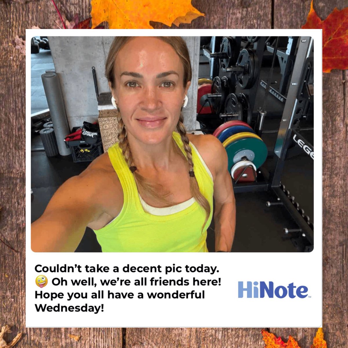 cu_content's tweet photo. #Repost
Carrie's HiNote selfie from Wednesday September 23 π
#carrieunderwood #hinote #hinotelife #selfie
@carrieunderwood @hinotelife https://t.co/DKC8EIWKtN