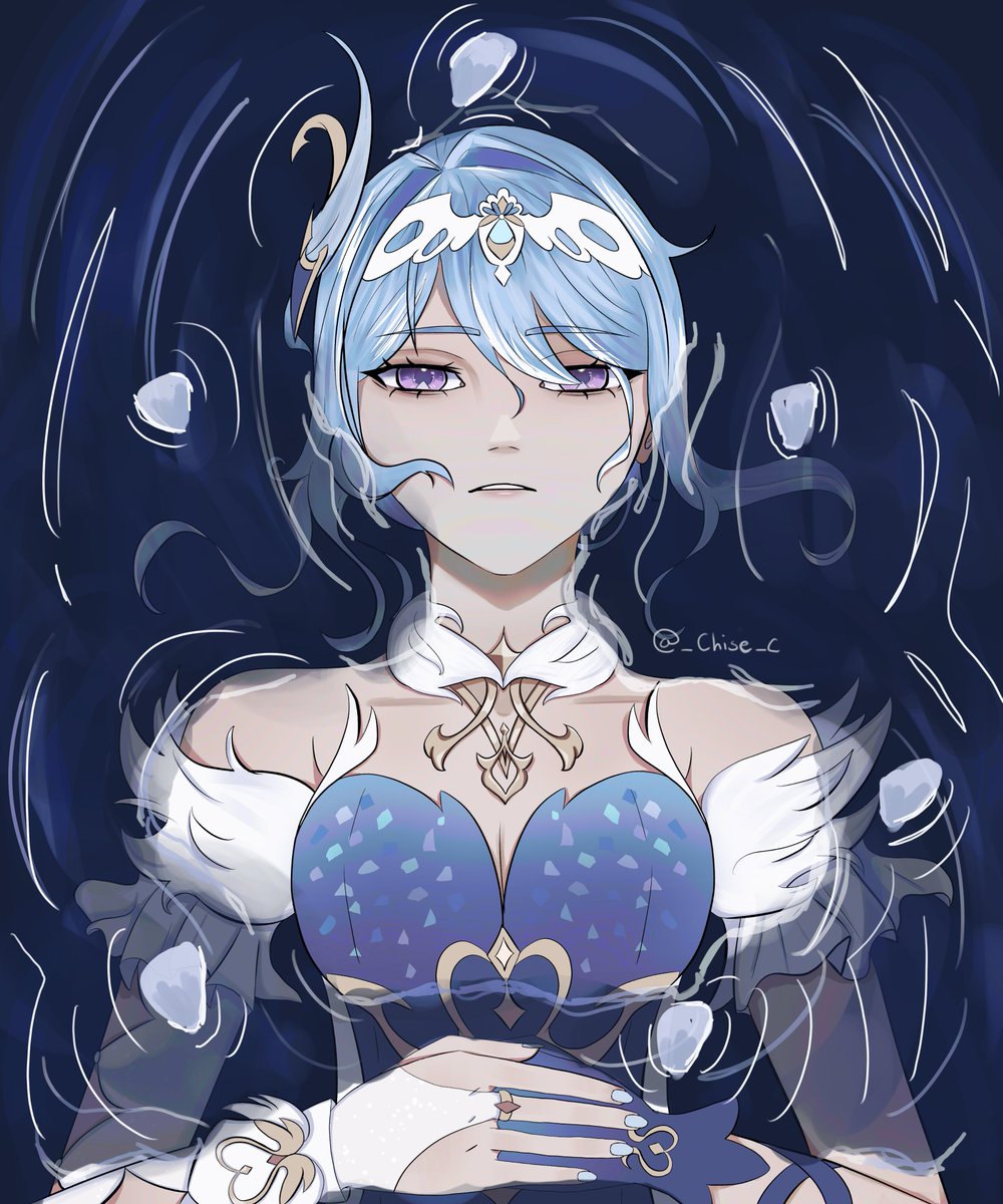 _chise_c's tweet photo. Odette #GenshinImpact https://t.co/BQqHnFwX3Z
