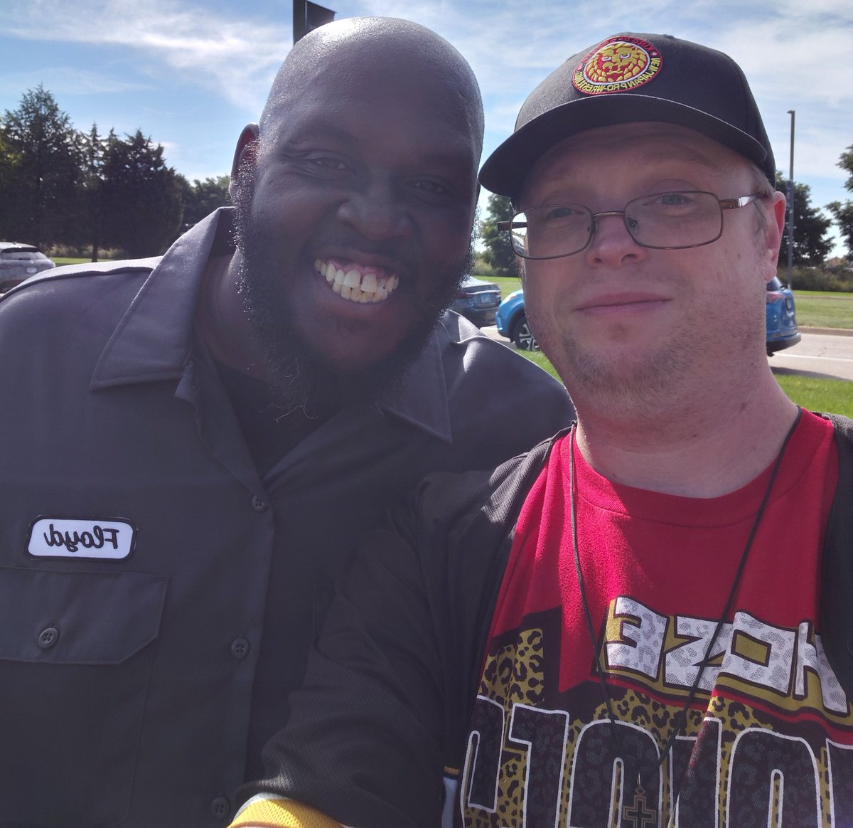 Poindexter84's tweet photo. Finally Met @floydjohnsonjr @ATElitePod https://t.co/oCiyJwFChm