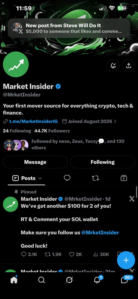 ifwdexx's tweet photo. @Cryptoze @MrketInsider @Cryptoze 🙏🙏🙏

First win 

ALiQsr5nH1aw1ogc4QQrYZSbePM3p9p5csAT9LkHPL7r https://t.co/sY2zwTTQPW