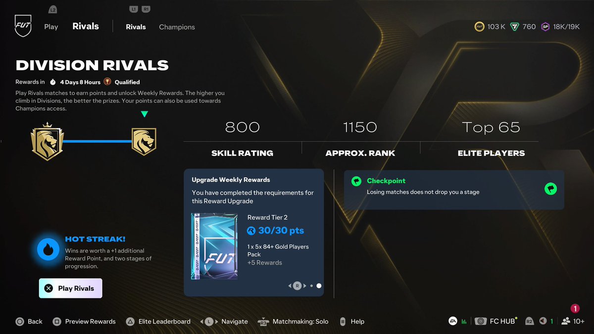 RRwai7i's tweet photo. اول عربي يوصل دفجن اليت؟ 🤔 🔥

التكتيييك الي وصلني دفجن الاليت 🎮
- خطة 4213 اشوفها افضل خطة حاليا في FC 27 ⭐️
- بلاي ستايل البنقد باس الذهبي بالنسبة لي اقوى بلاي ستايل للمحاور وهذا سبب استخدامي ل Stanway + Walsh ⭐️

البثوث 🎥👇🏻
https://t.co/yc7OuzZLL4
#فيفا https://t.co/q0VUr3qprS