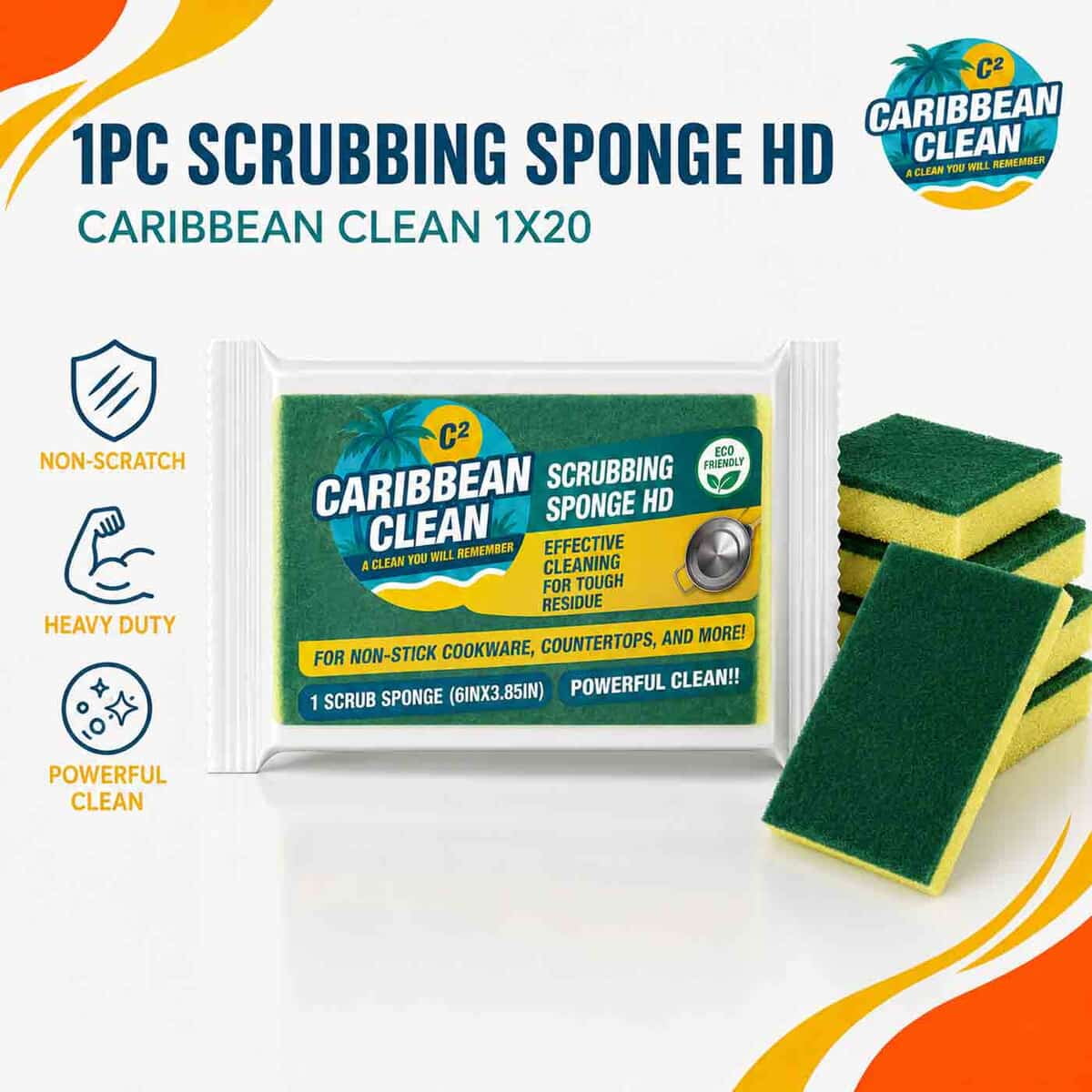 plasticpro3's tweet photo. Heavy-duty scrub for BVI kitchens and facilities.

Caribbean Clean Scrubbing Sponge HD 1/20 — stock the case for the dish pit and housekeeping.

Call or WhatsApp: +1 284 442 3331 | +1 284 542 3331

#CaribbeanClean #BVI #P3VI https://t.co/gspH8BMUzz