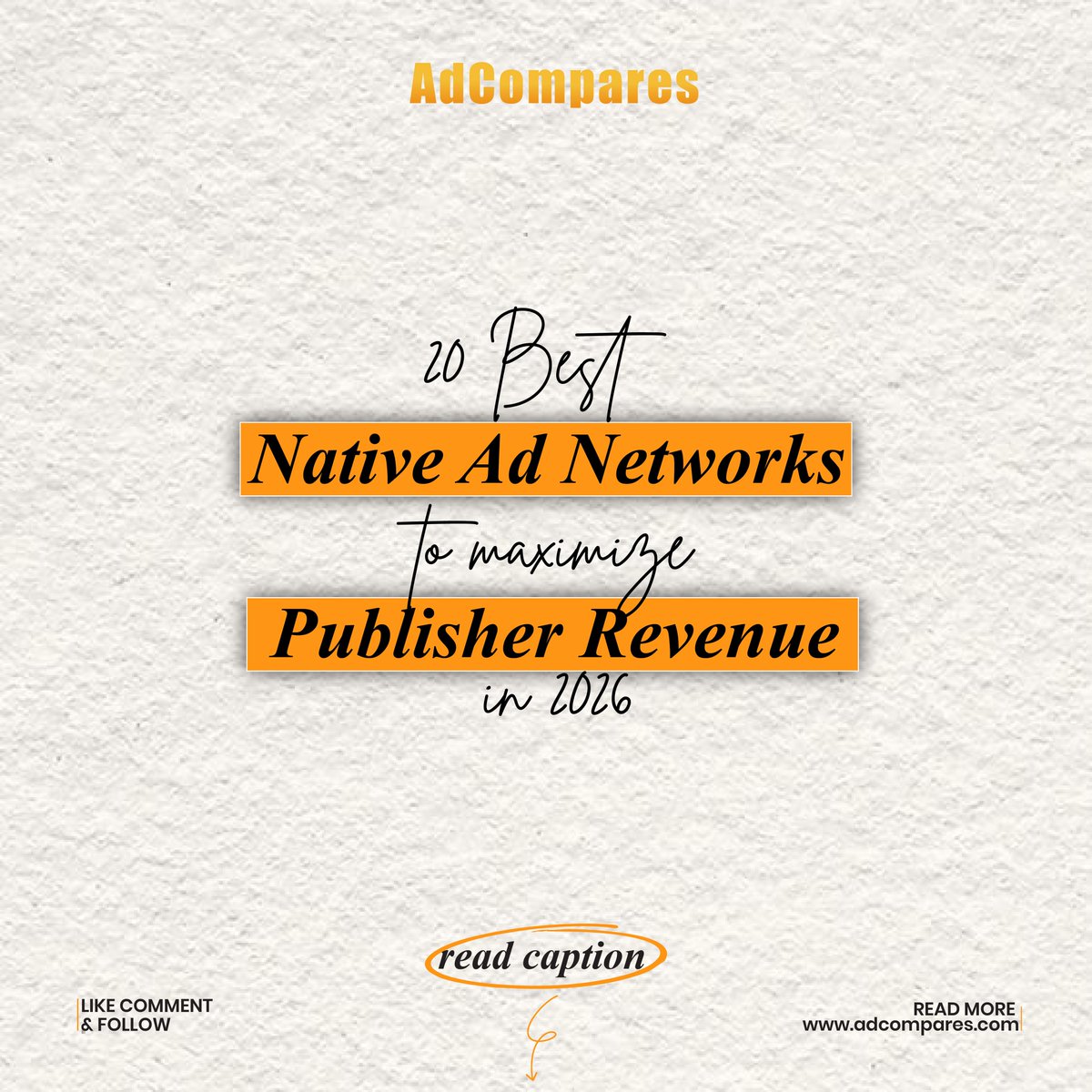 RileyGoett5je's tweet photo. Native ads are helping publishers boost engagement and revenue in 2026. With seamless placements and smarter targeting, they’re becoming central to modern monetization. Would you choose native over traditional display ads? Follow for updates and https://t.co/hT8rADxYnY