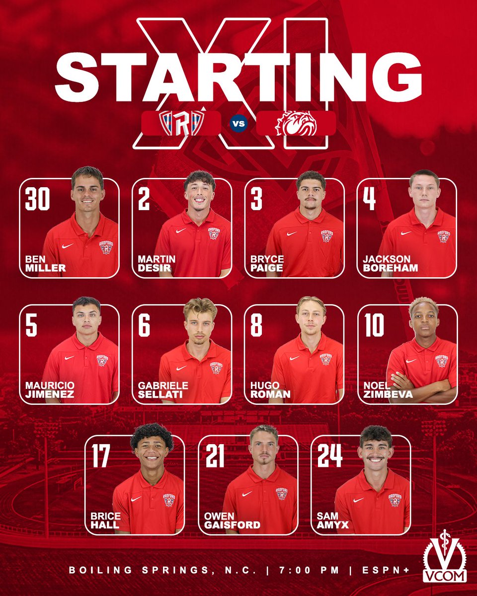 RadfordMSOC's tweet photo. Owen Gaisford is back up top for the Highlanders for this conference battle!
#RiseAndDefend https://t.co/LadGdYnU6F