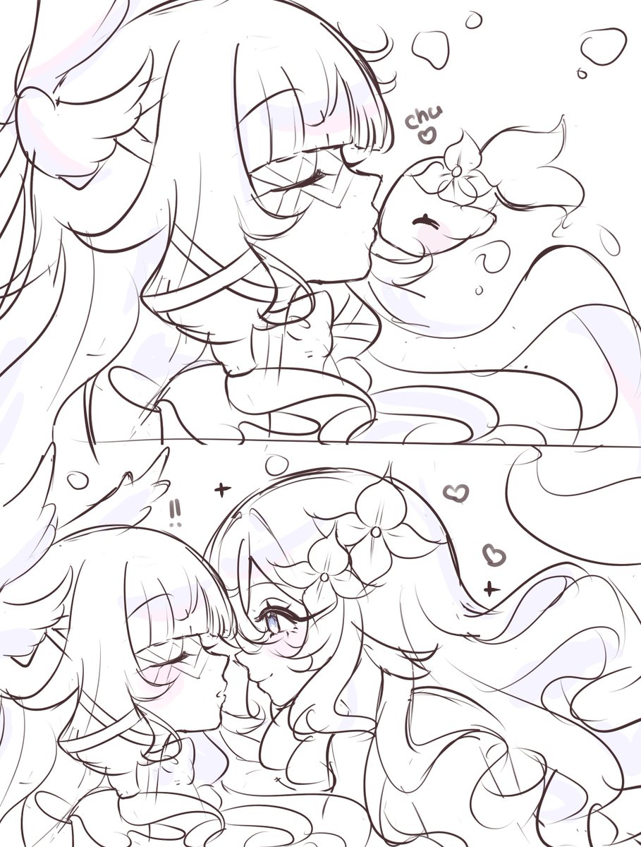 moonseafae's tweet photo. #vodyanitsa #columbina
chu ♡ 
another messy doodle of these two https://t.co/Wi1dWvPsMY