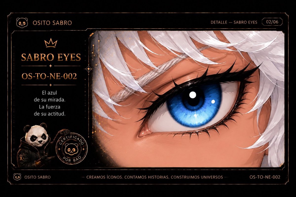 Osito_Sabro's tweet photo. Rizos blancos, mirada azul y una actitud que se hace notar. 👑💙

Hoy se presenta OS-TO-NE-002.
Colección: The Origins · Temporada: New Era.

Una nueva Icónica entra al universo de Osito Sabro. ¿Qué detalle te conquistó primero?

#OsitoSabro #Icónicas https://t.co/9XaD2YgNBO