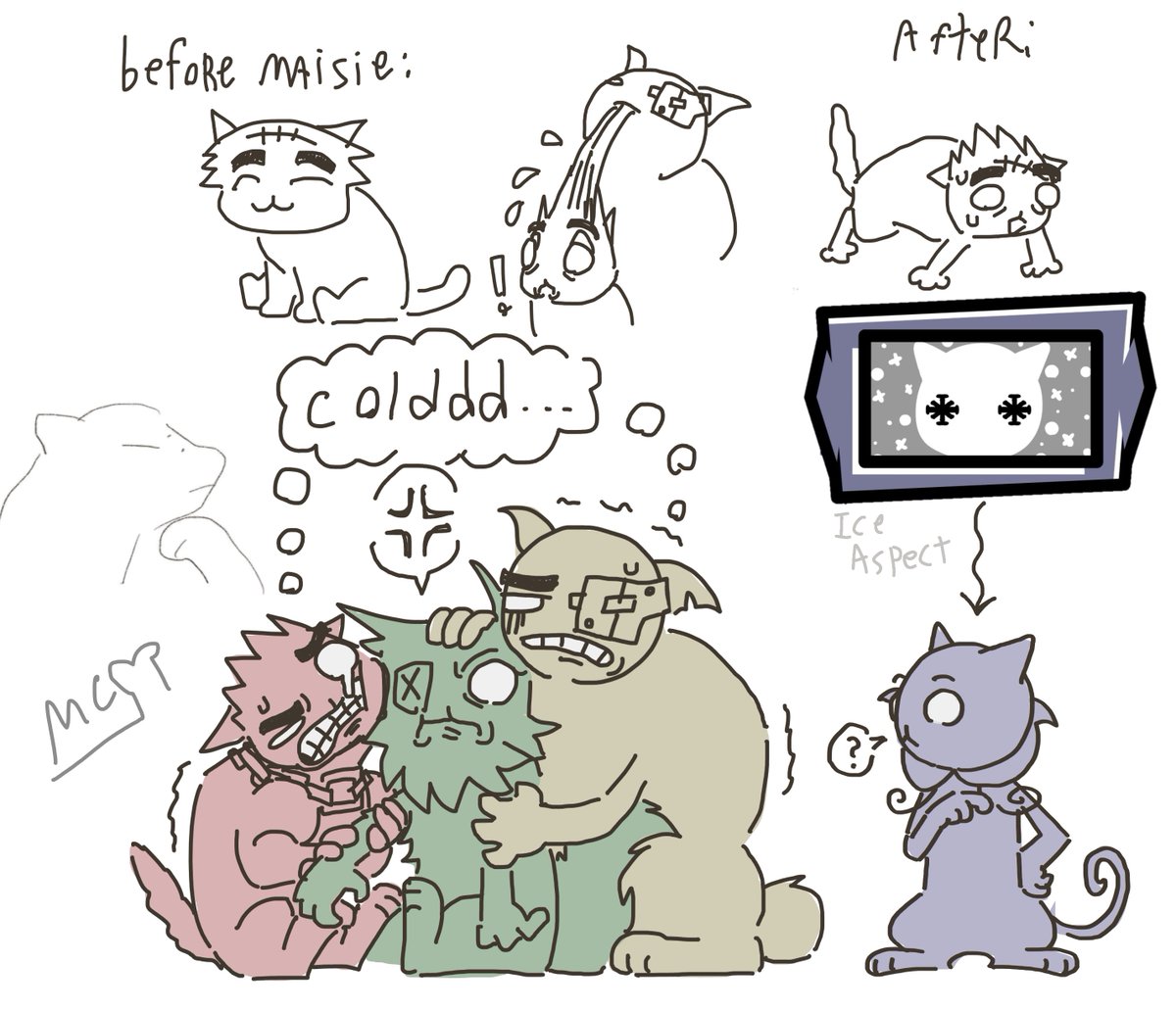 croutonnMC's tweet photo. Idk
#mewgenicsfanart #mewgenics https://t.co/MKUKCxv8BI