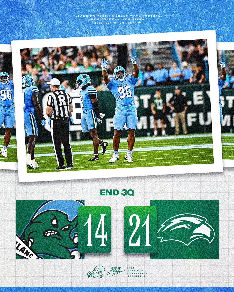 GreenWaveFB's tweet photo. Get those fingers up

#RollWave 🌊 https://t.co/JNRkanS2Lf