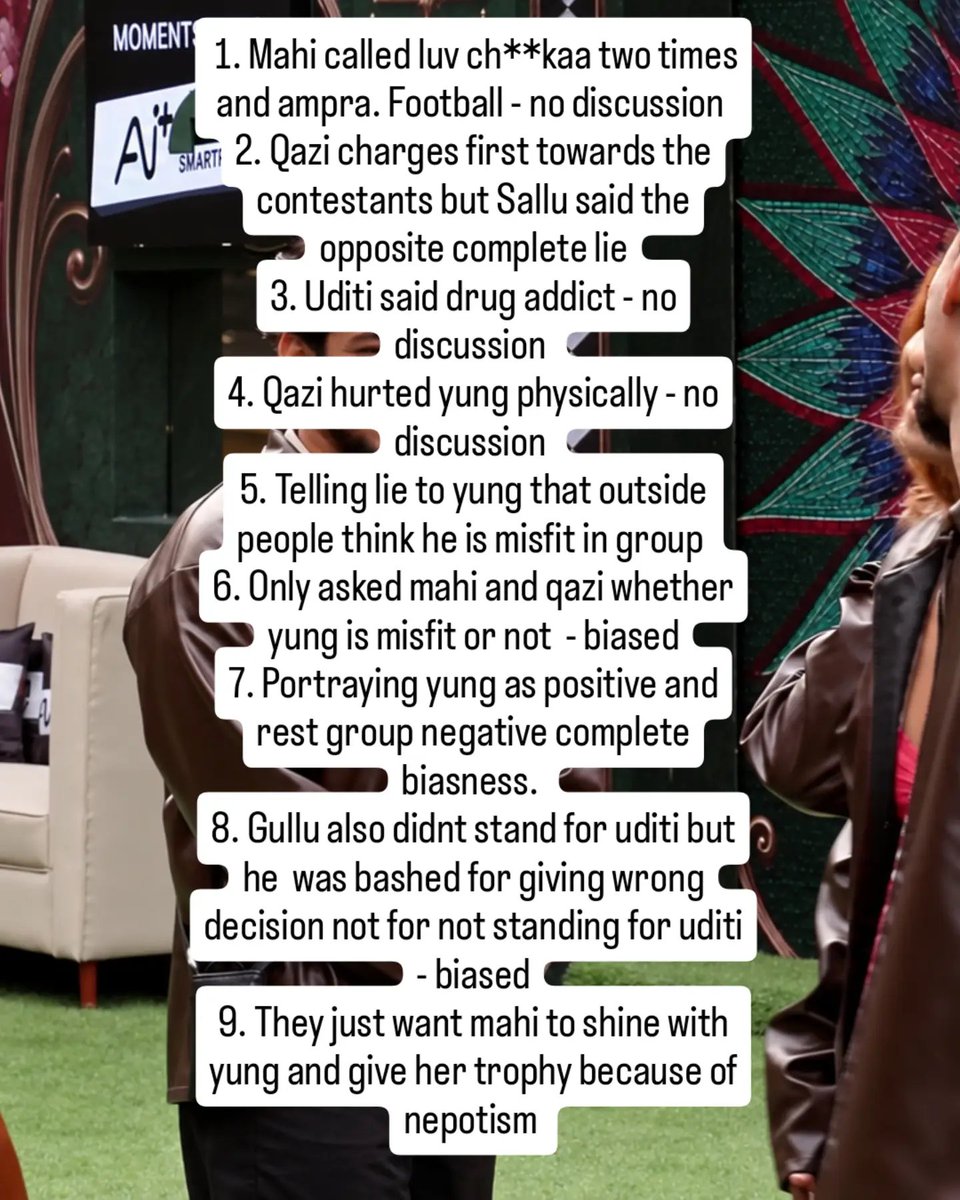 Silverston10823's tweet photo. Why is this favouritism and biasness towards mahi and qazi?
Even Making Sallu Bhai to tell lie to yung that outside people doesn't like you in this group and that you are misfit in the group.
If your mahi doesn't shine it doesn't mean u have to break yung bond and make him play with  mahi so that mahi shines.

#ScoutOP #ScoutArmy #TanmaySingh #BiggBoss20